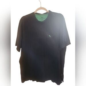 Tommy Bahama Men’s Black T-Shirt | Classic Casual Tee